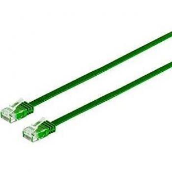 S/CONN Flaches Netzwerkkabel U/UTP Cat 6, 2m grün