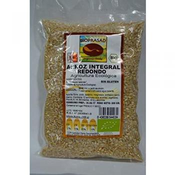 Bioprasad Arroz Integral Redondo 500 Gramos