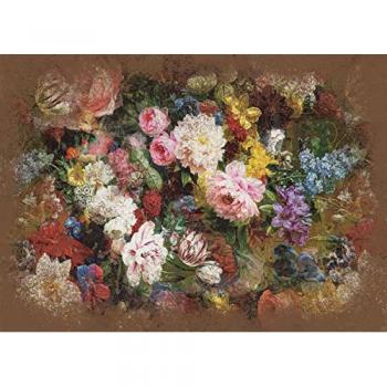 Tappeto Arredo Antiscivolo 74x140 Bosschaert Tabacco – Linea D'Artista By Suardi