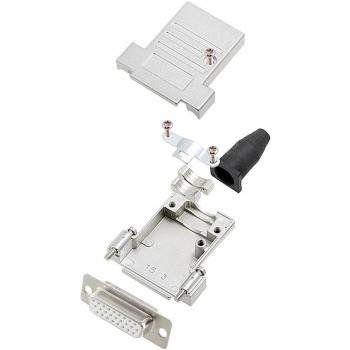 Encitech D-SUB Buchsenleisten-Set 180 ° 26-polig Lötkelch