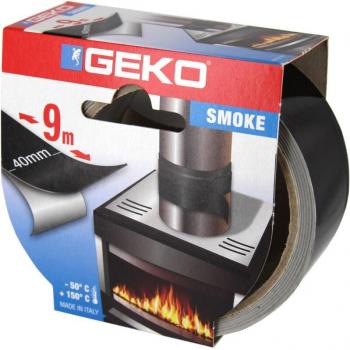Ruban d’étanchéité Geko Aluminium Noir 9×40 mm – chaleur élevée