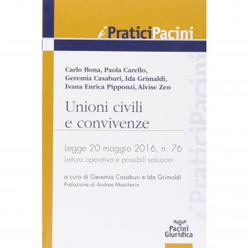 Unioni civili e convivenze. Legge 20 maggio 2016, n. 76. Lettura operativo e possibili soluzioni