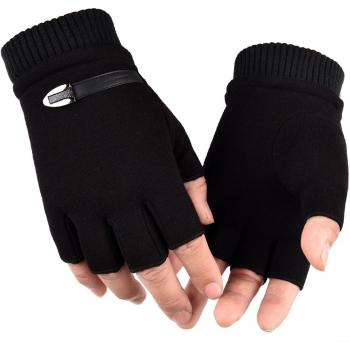 Warm Fingerless Mittens for Outdoor Activities