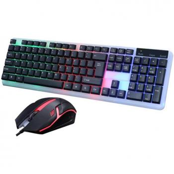 Combo Gaming de Teclado y Ratón con LED USB