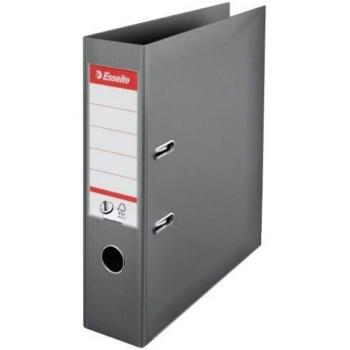 Esselte FSC No. 1 Power Lever Arch File PP Slotted 75mm Spine A4 Grey