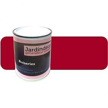 Peinture Satin Rouge framboise pour Meuble en Bois brut 1 Litre