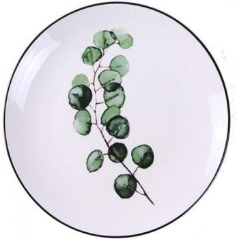 Rizo Verde: Plato de Cerámica 8”