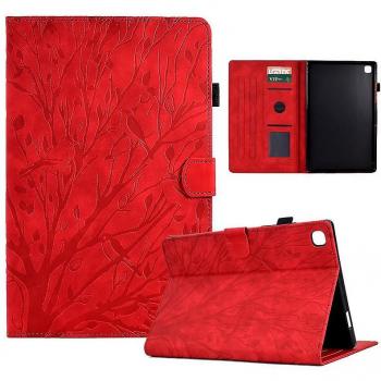 Étui de protection cuir rouge pour iPad 10,2 (Gen 9/8/7) – Réveil automatique