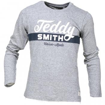 T-shirt à la mode Teddy Smith Tobin gris pour garçons 10 ans