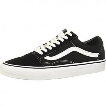 Vans Unisex Adults Old Skool Classic Sneakers, Black UK 8 (EU 42)
