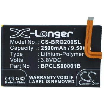 BlackBerry 3.8V Li‑Polymer Rechargeable Battery 2500 mAh – Fits Classic/Kopi/Q20/SQC100‑1/SQC100‑3