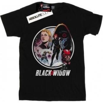 Cappellino di cotone nero Black Widow stile cinema