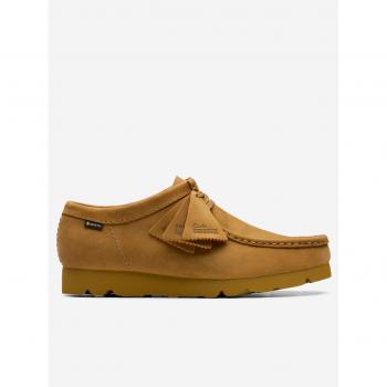 CLARKS Wallabee GTX Nubuk Stiefel Braun 42 EU für Herren