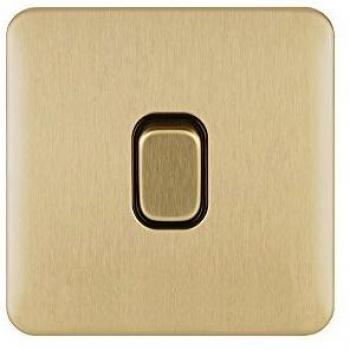 Schneider Lisse Screwless Deco 2 Way Light Switch 10AX GGBL1012BSB