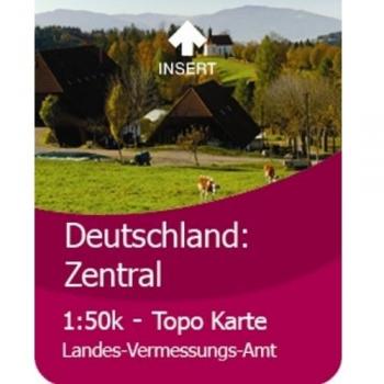 Tarjeta con mapas para GPS Satmap Alemania 1:50.000