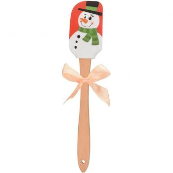 Jolly Holiday Silicone Spatula with Beech Wood Handle