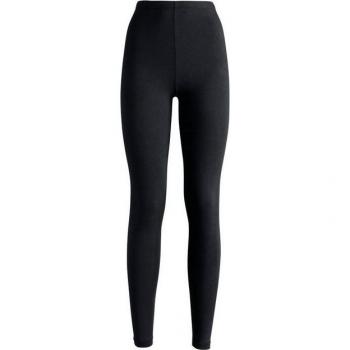 Legging haut de gamme à coupe longue – Wäschepur – Noir (2x) – 42
