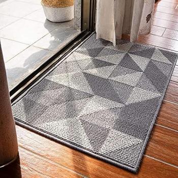 NonSlip Grey Entryway Mat