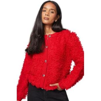 Wallis Red Loop Sweater – Women, M Size