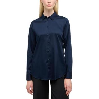 ETERNASchick Regular Fit Bluse – 95% Baumwolle, 5% Elasthan, Navy, 36