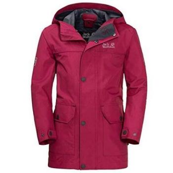 Jack Wolfskin Veste Banner Fille, Couleur Azalea Rouge 164