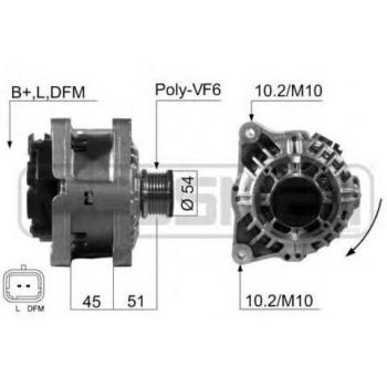 Alternatore 437584 VALEO