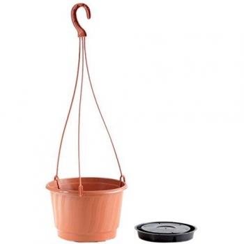 Prosper Plast Blumentopf zum Aufhängen 27 x 16,5 cm – Terracotta