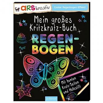 Mein großes Kritzkratz-Buch Regenbogen