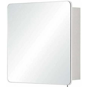 Mobiletto bagno specchio 60 cm design rettangolare