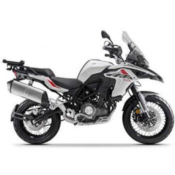 Portapacchi per bauletto moto Shad Top Master Benelli TRK 502 con attacco posteriore specifico, colore nero