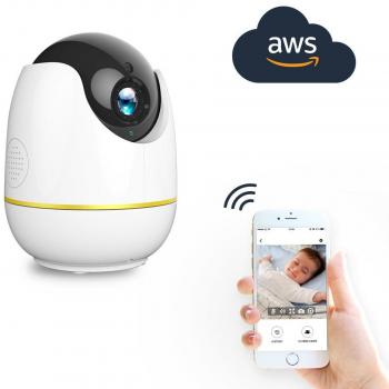 Caméra de sécurité IP HD 720P NETVUE avec P2P blanc (UK Adapter)