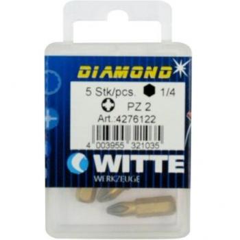 Pozidriv 2 Diamond Witte – Pacchetto 5 pezzi