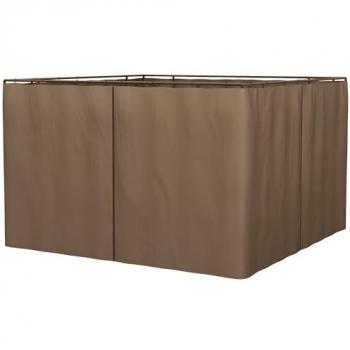 Kit de Laterales para Carpa Outsunny 3x2 m Marrón