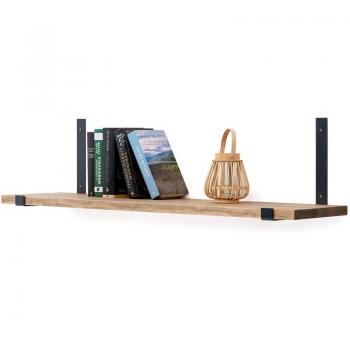 Estante Industrial Bristol 120x30cm en Madera de Pino