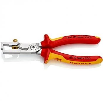 KNIPEX StriX Insulation Strippers with Cable Shears 1000V-insulated 180 mm