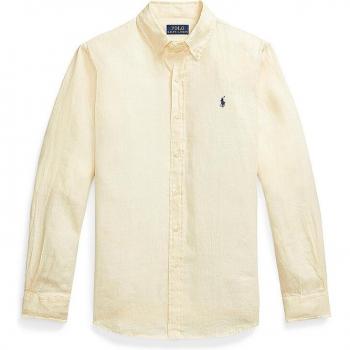 Polo Ralph Lauren Chemise Lin Custom Fit Beige XL