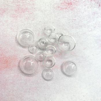 10pcs Half Round Glass Dome Covers
