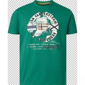 Grün‑TONNI T-Shirt – Jan Vanderstorm Design
