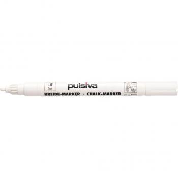 Copil PULSIVA pennarello gesso liquido 2 mm bianco 3 pz