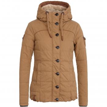 Naketano Trendjacke Frühstücksclub III in Karamellwüste – XL
