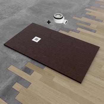 Receveur de douche ultra-plat 70x120 cm marron
