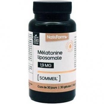 Nat&Form Melatonina en Forma Liposomal 1.9 mg – 30 unidades