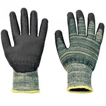 Honeywell Industrial Cut Protection Gloves, PU Coated, Green/Yellow, Size 9