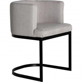 Kodu Siège en polyester gris 55x52x74 cm