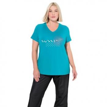 Damen Funktions-T-Shirt in Übergröße von Ulla Popken, schnelltrocknend