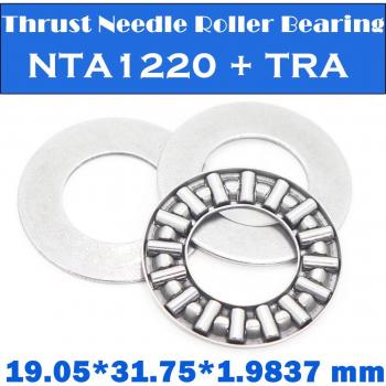 NTA1220 Thrust Needle Roller Bearing with Two TRA1220 Washers 19.05*31.75*1.9837 mm (5 PCS) TC1220 Bearings