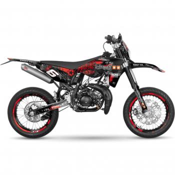 Dekorationskit Sherco SM‑R 50, 2018, Stage 6 – Rot & Schwarz