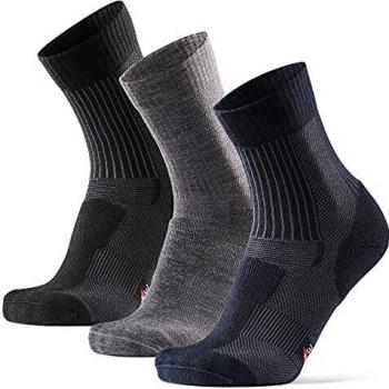 DANISH ENDURANCE Merino Outdoor Socken, 3 Paare, für Herren, Damen & Kinder, Gepolstert, Atmungsaktiv