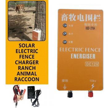 Solar Electric Fence Charger 10KM for Animal Control