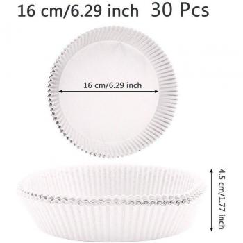 Papel de pulpa de madera para freidora de aire 20cm